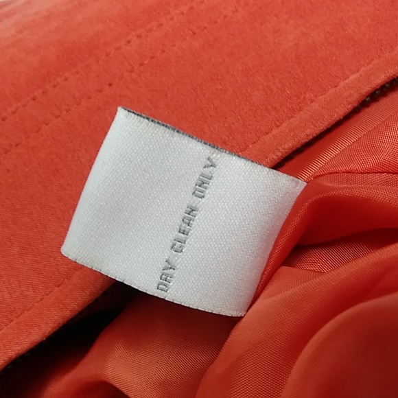 Dressbarn Season Jacket Women's Size 20W Faux Suede Rust Orange - Picture 9 of 16